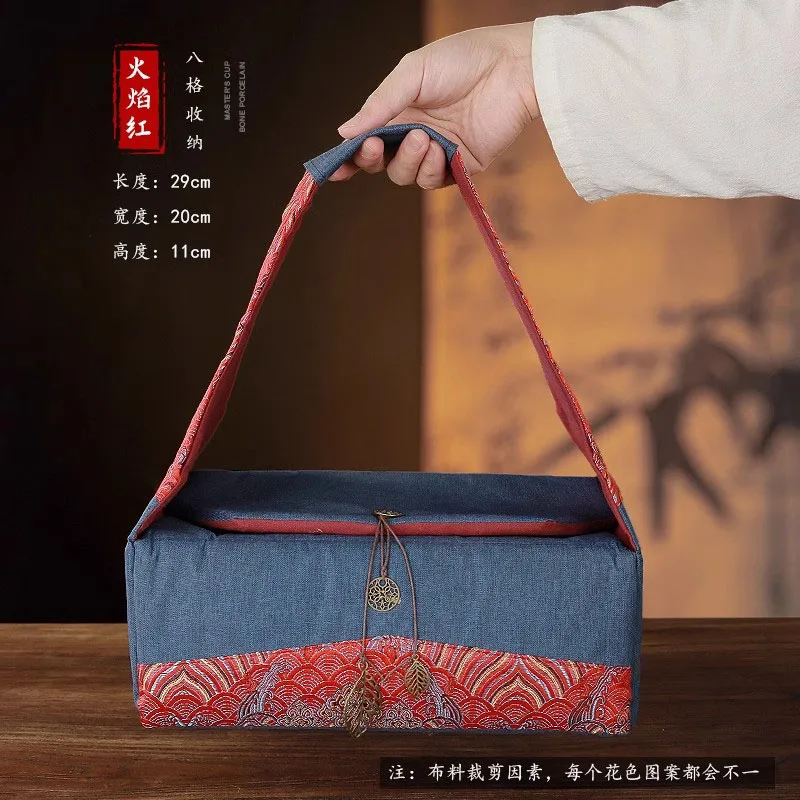 

Портативный чайный сервиз из хлопка