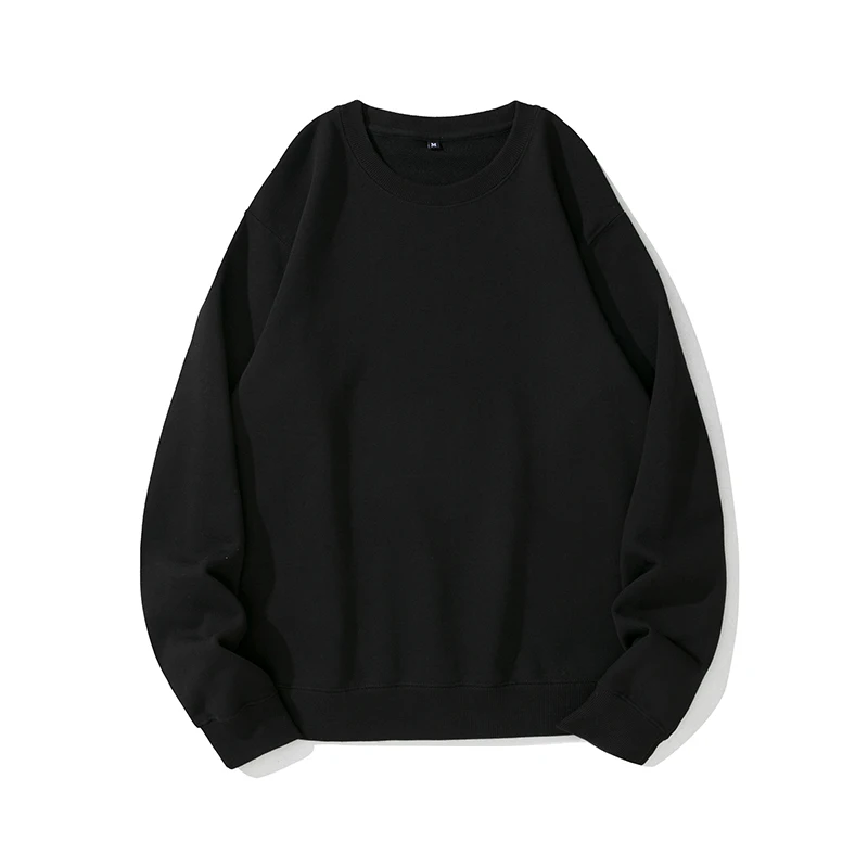 

O Neck Pullover For Men Women Casual Print Suit Streetwear Solid Autumn Winter Oversized Sweatshirt Home Regular Male Clothes