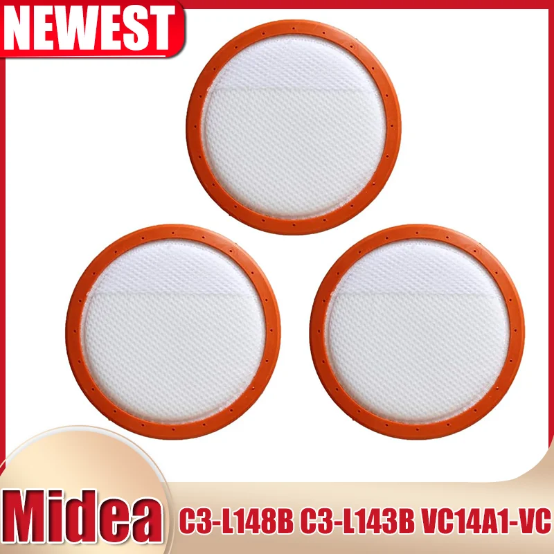 HEPA-фильтр для Midea C3-L148B C3-L143B VC14A1-VC сменный моющийся круглый HV-фильтр пылесоса
