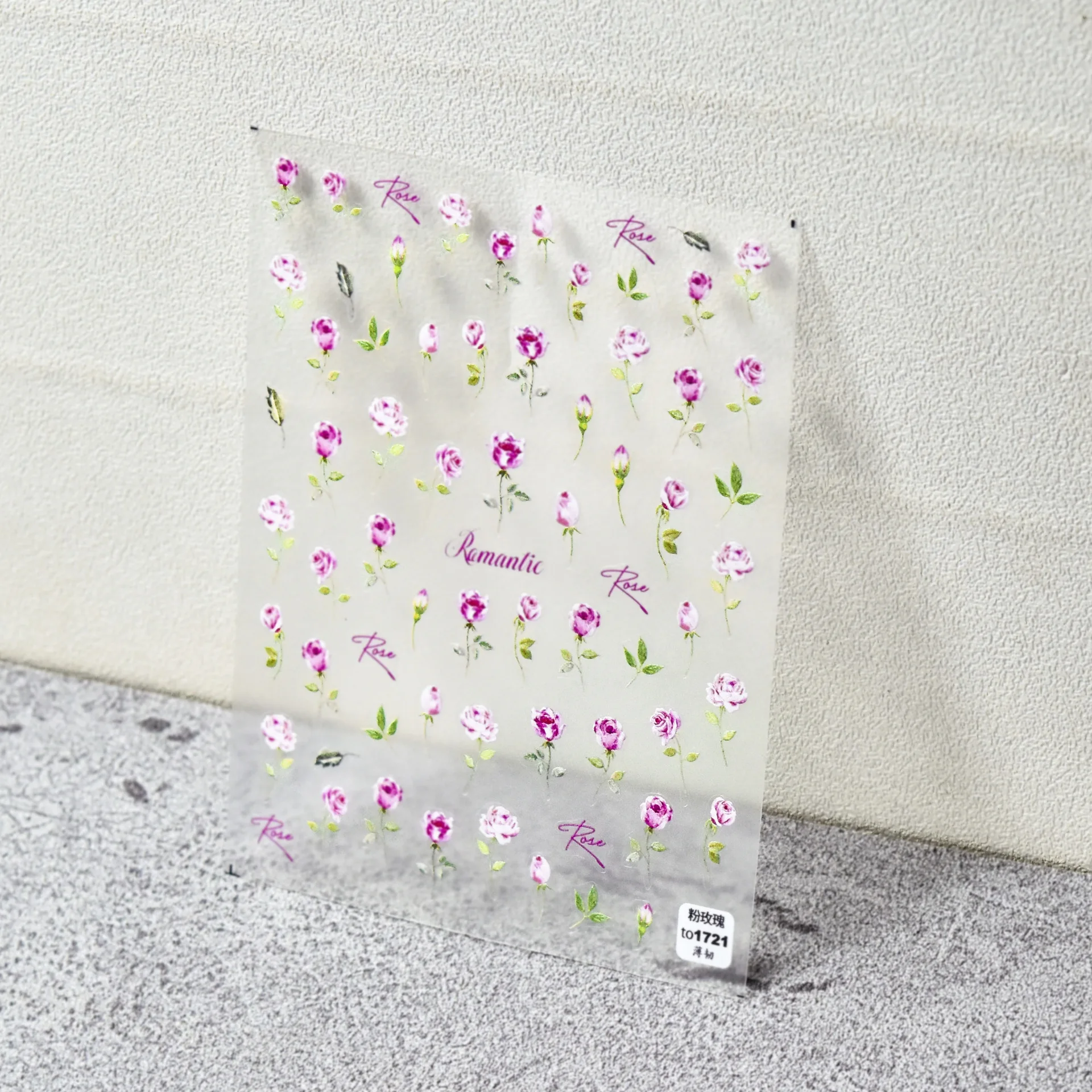 Высококачественные тонкие и прочные клейкие синие Розовые наклейки для дизайна