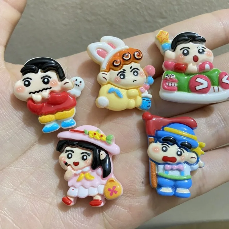 5 шт. Симпатичные карандаши Shin-chan аксессуары из смолы декоративные наклейки