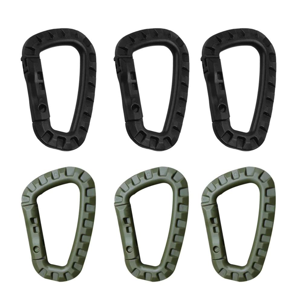 

6 Pcs Carabiner Keychain Climbing d Rings Backpack Carabiner