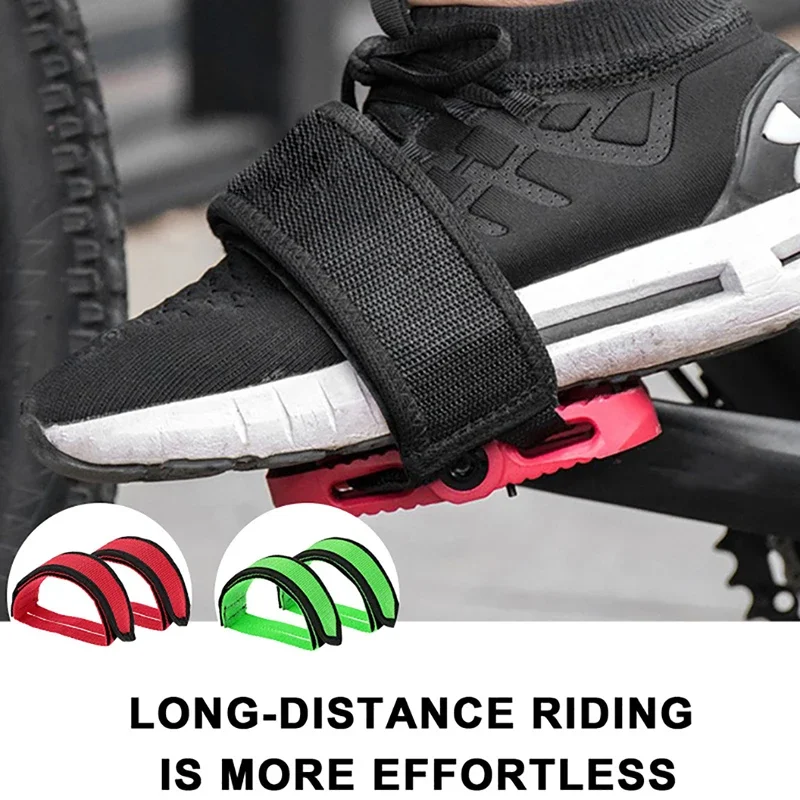 

1 Pair Bicycle Pedal Straps Toe Clip Strap Belt Adhesivel Bike Pedal Tape Fixed Gear Cycling Fixie Cover or Fixed Gear Bike