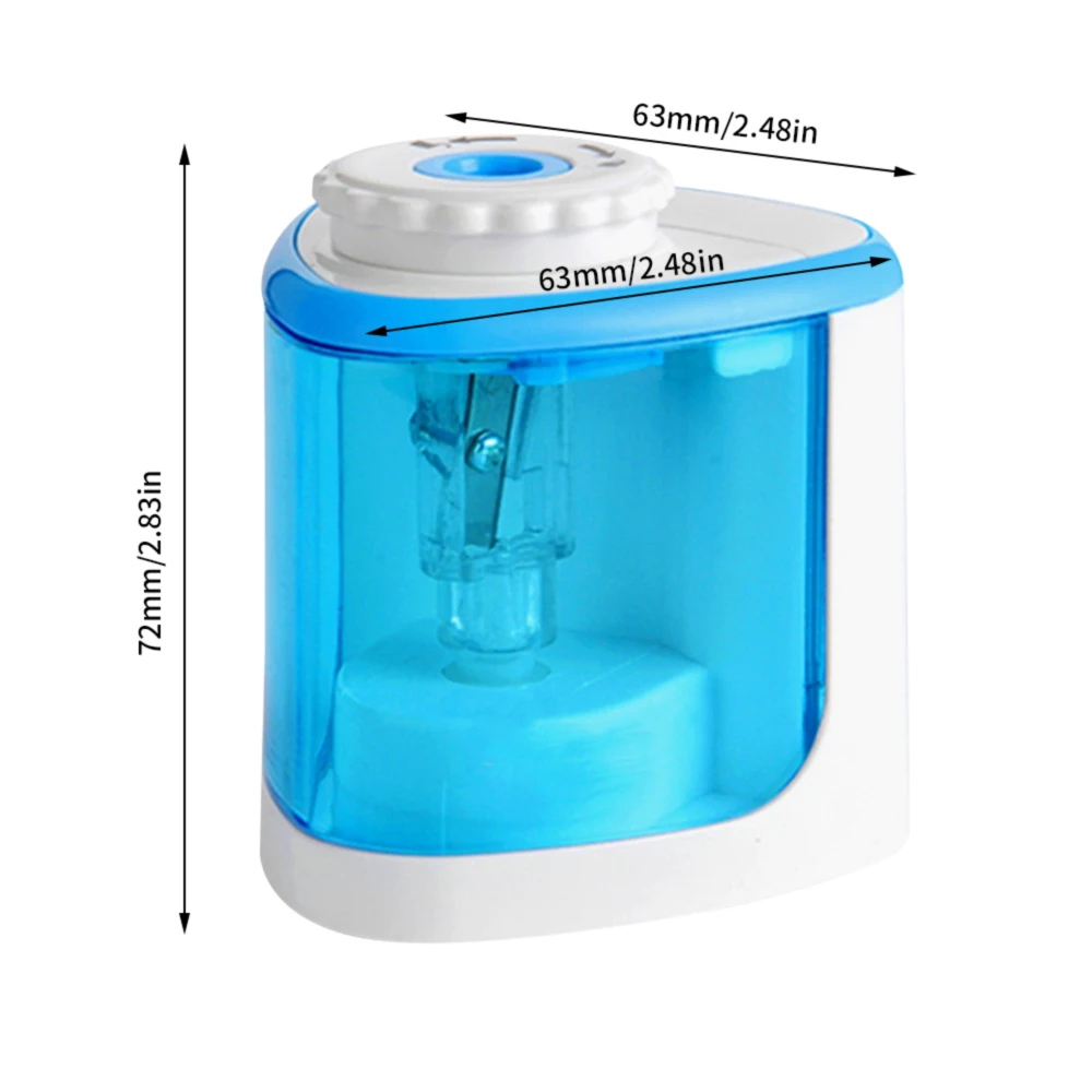 

Automatic Pencil Sharpener Portable Electric Pencil Sharpener 2 mode Office School Supplies Blue