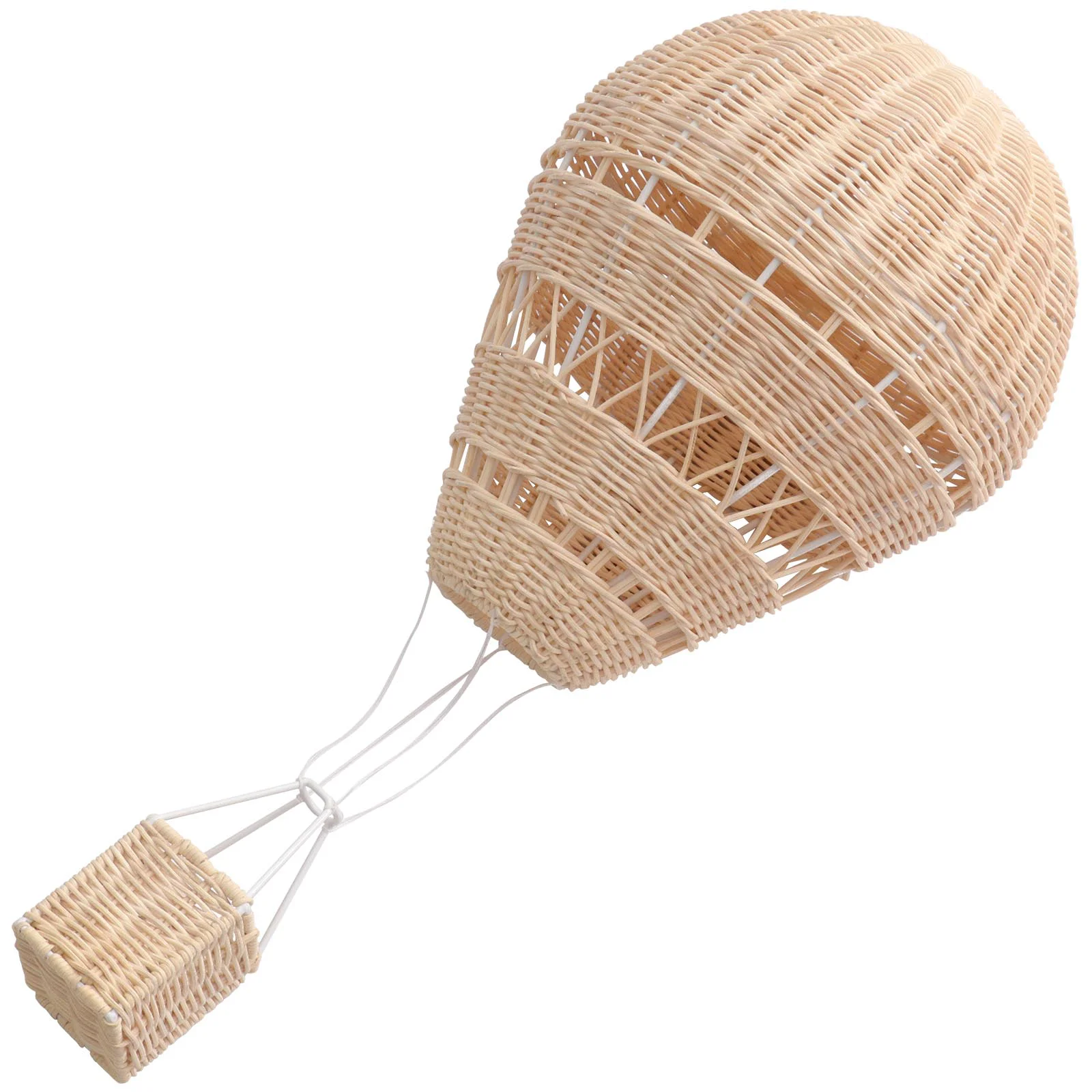 

Balloon Air Hot Hanging Decor Woven Rattan Wall Decoration Ornaments Nursery Ornament Party Decorations Lantern Props Basket