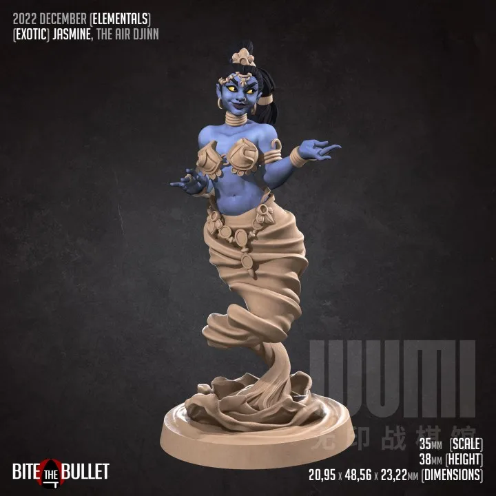 Миниатюрная модель из смолы элементный монстр темная пустота деревянный лед