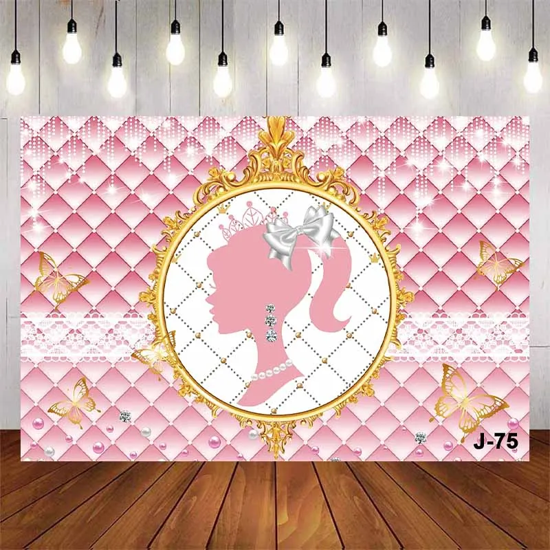 

Фон для фотосъемки с изображением куклы магазина модных ювелирных изделий магазина одежды гламурной девушки декорация на день рождения