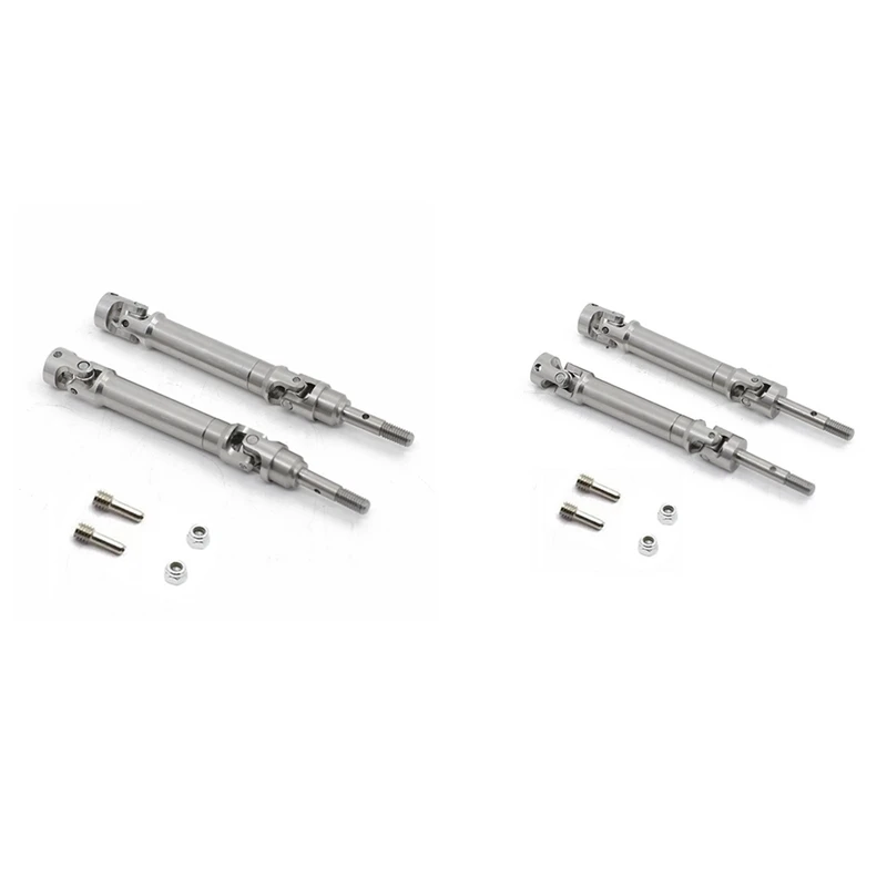 

2Pcs Metal Stainless Steel Drive Shaft CVD For 1/10 Traxxas Slash Rustler Stampede VXL 4X4 / 2WD RC Car Parts