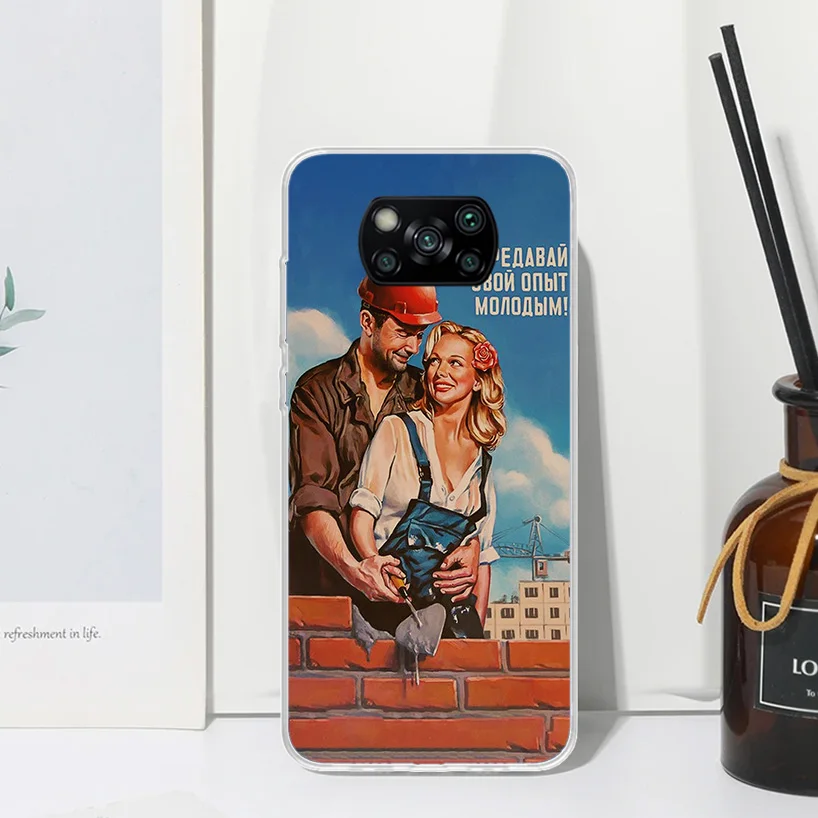 Сексуальный винтажный чехол для телефона Pin Up Girl Xiaomi Poco X6 X5 X4 X3 Nfc F6 F5 Pro F4 Gt F3 F2 F1 M5S M4