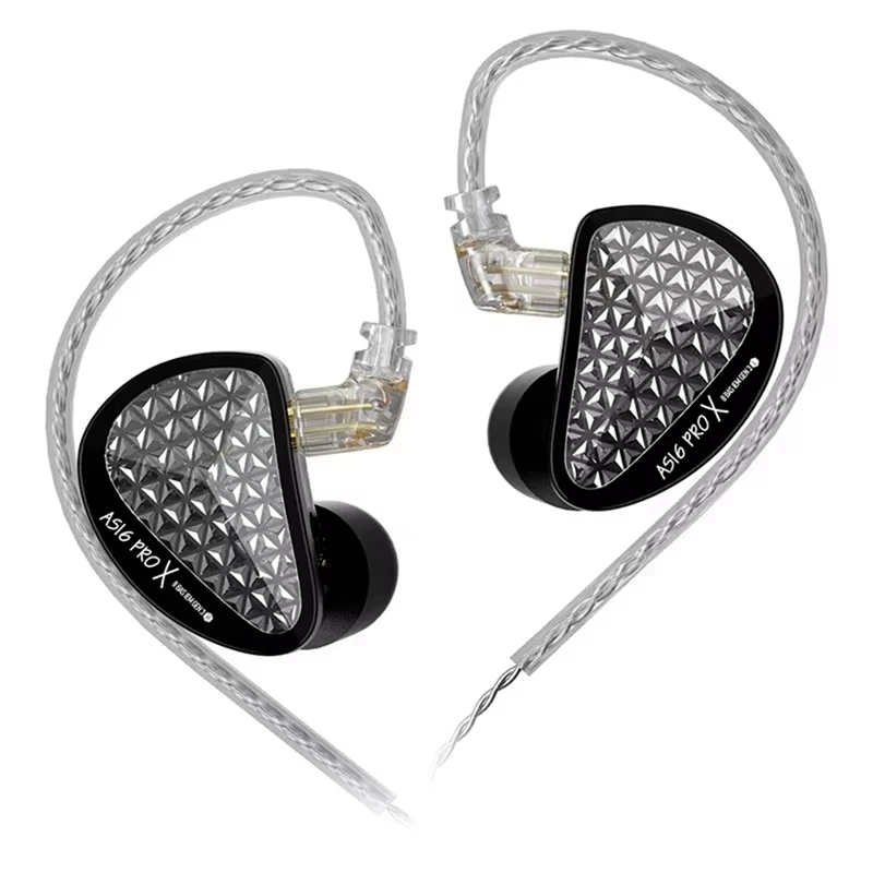 AS16 PRO X 16BA 8 Balanced Armature In Ear Earphone High Sound Quality Headsets Hifi Monitor Music Headphones |