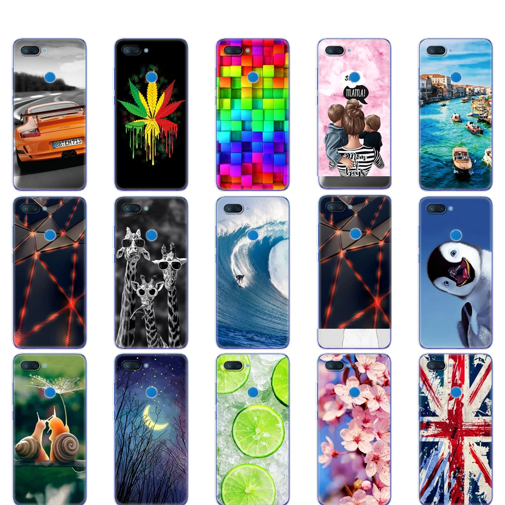 case For xiaomi mi 8 LITE silicon Case 6.26 inch clear TPU Case For xiaomi mi 8 lite Back Cover For xiaomi mi8 coque capa bag