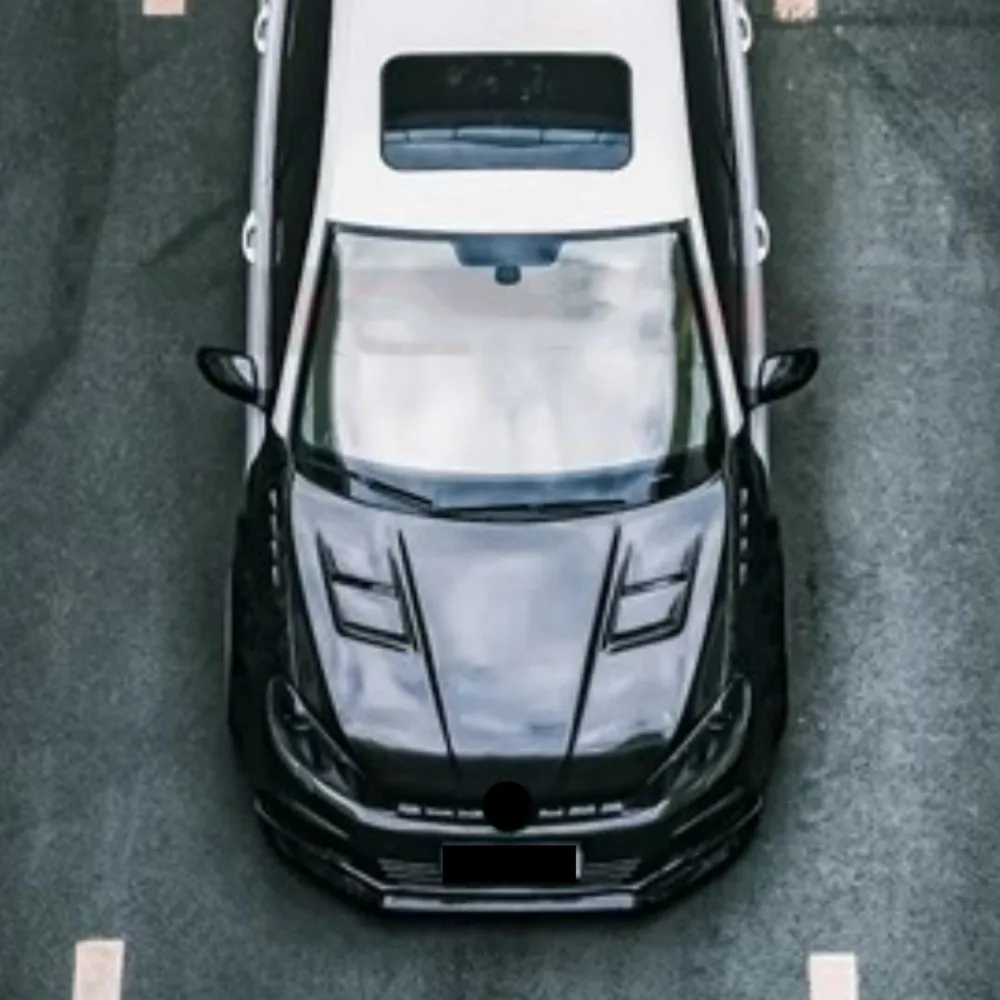 Односторонний капот двигателя из углеродного волокна в сборе для Volkswagen vw Golf 6