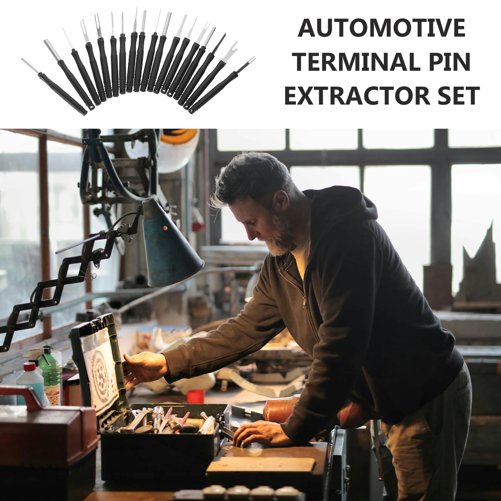 18 шт. инструмент для извлечения жгутов проводов клеммный автомобильные