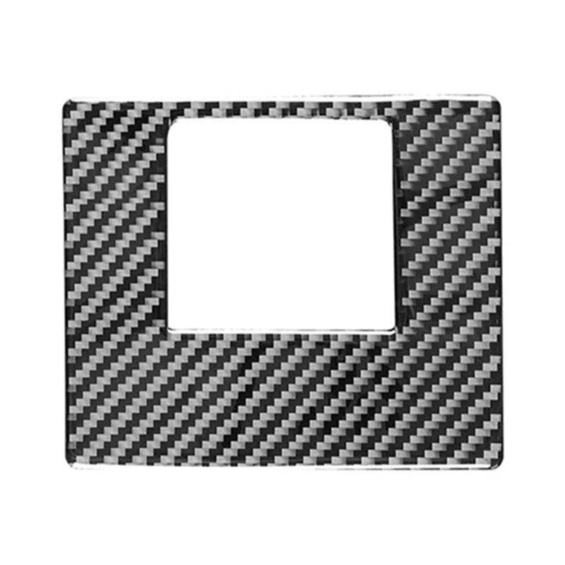 

For Toyota Highlander 2015-2021 Carbon Fiber Driver Side Storage Box Panel Cover Sticker Car Accessories