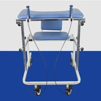 auxiliary walking trainer adult rehabilitation home health care equipment with brake and seat hemiplegia stroke gait walking aid