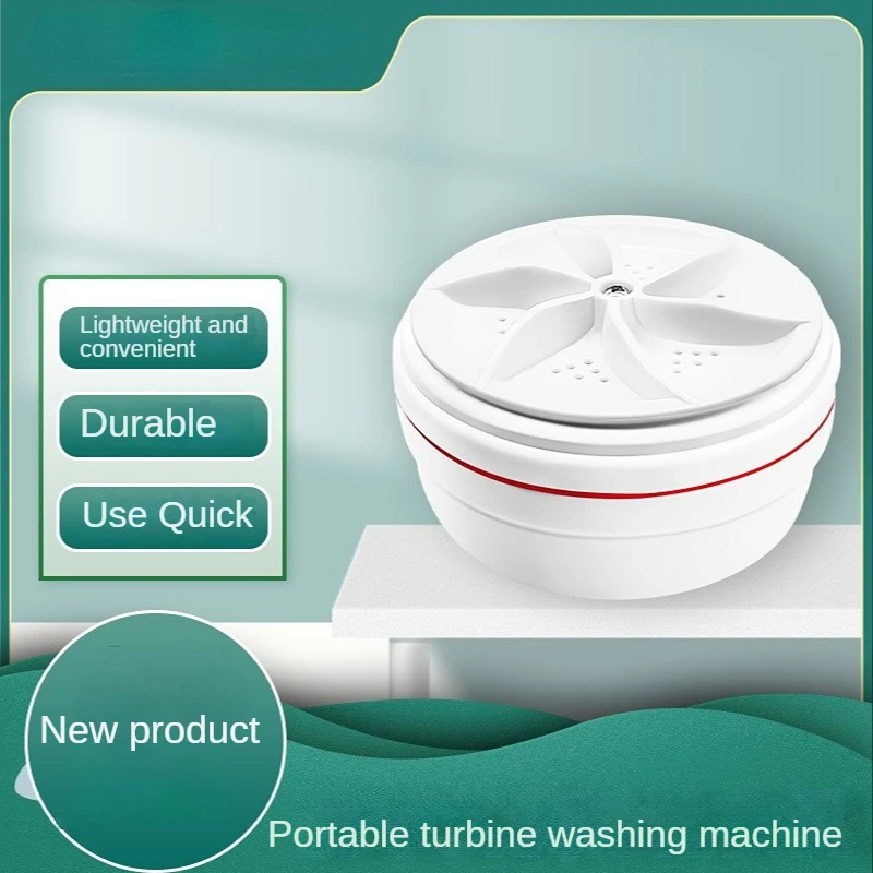 

Ultrasonic Folding Washing Machine Socks Underwear Mini Turbine Washing Machine Dormitory Portable Lazy Washing Machine