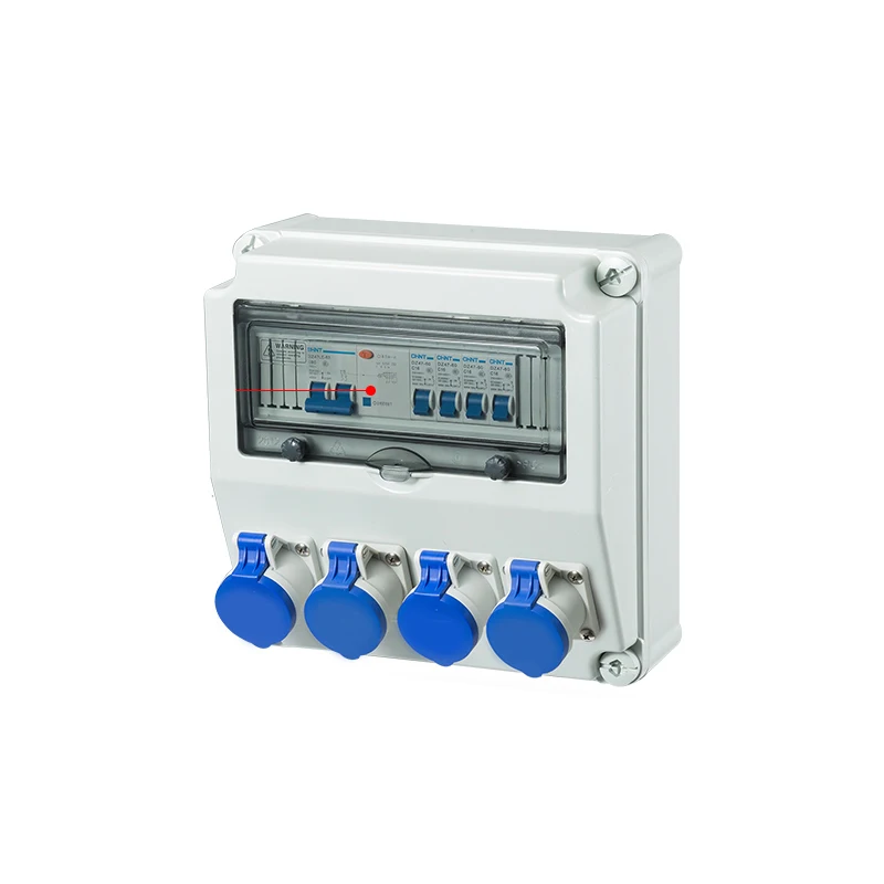 Водонепроницаемая пыленепроницаемая огнестойкая промышленная розетка IP67 RCBO 2P 32A