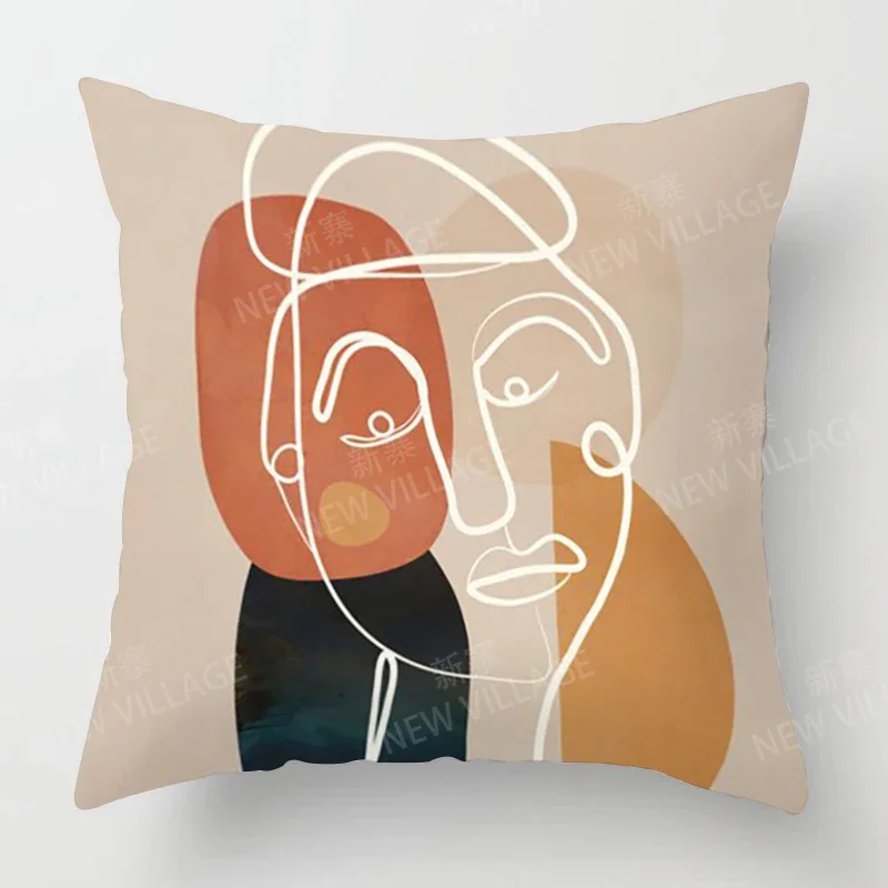 Скандинавское осеннее украшение для дома наволочка дивана бархатный