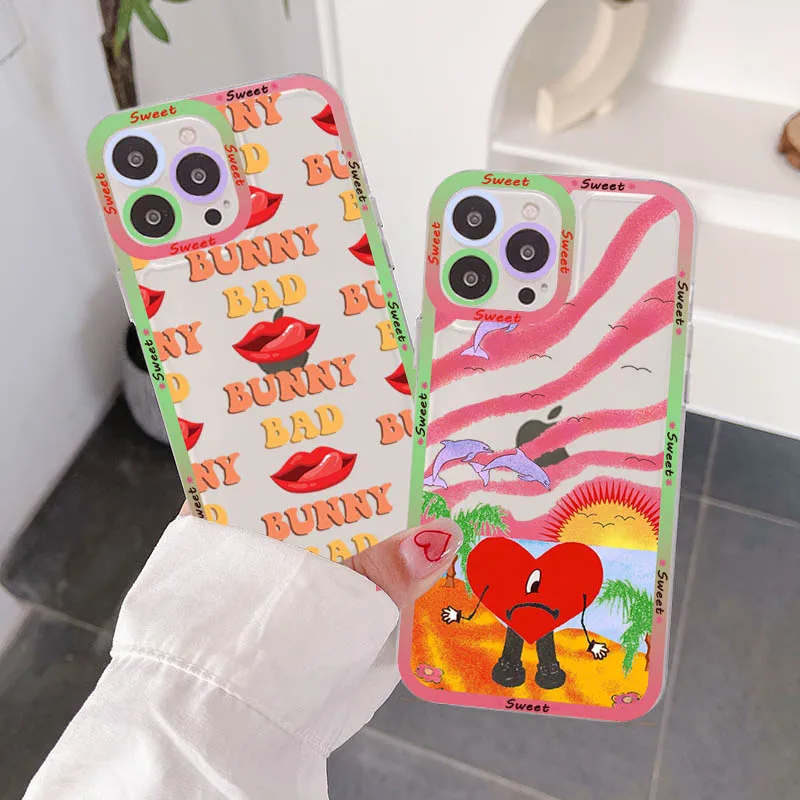 

Bad Bunny Phone Case for iPhone 11 12 13 Mini Pro Max 14 Pro Max Case shell