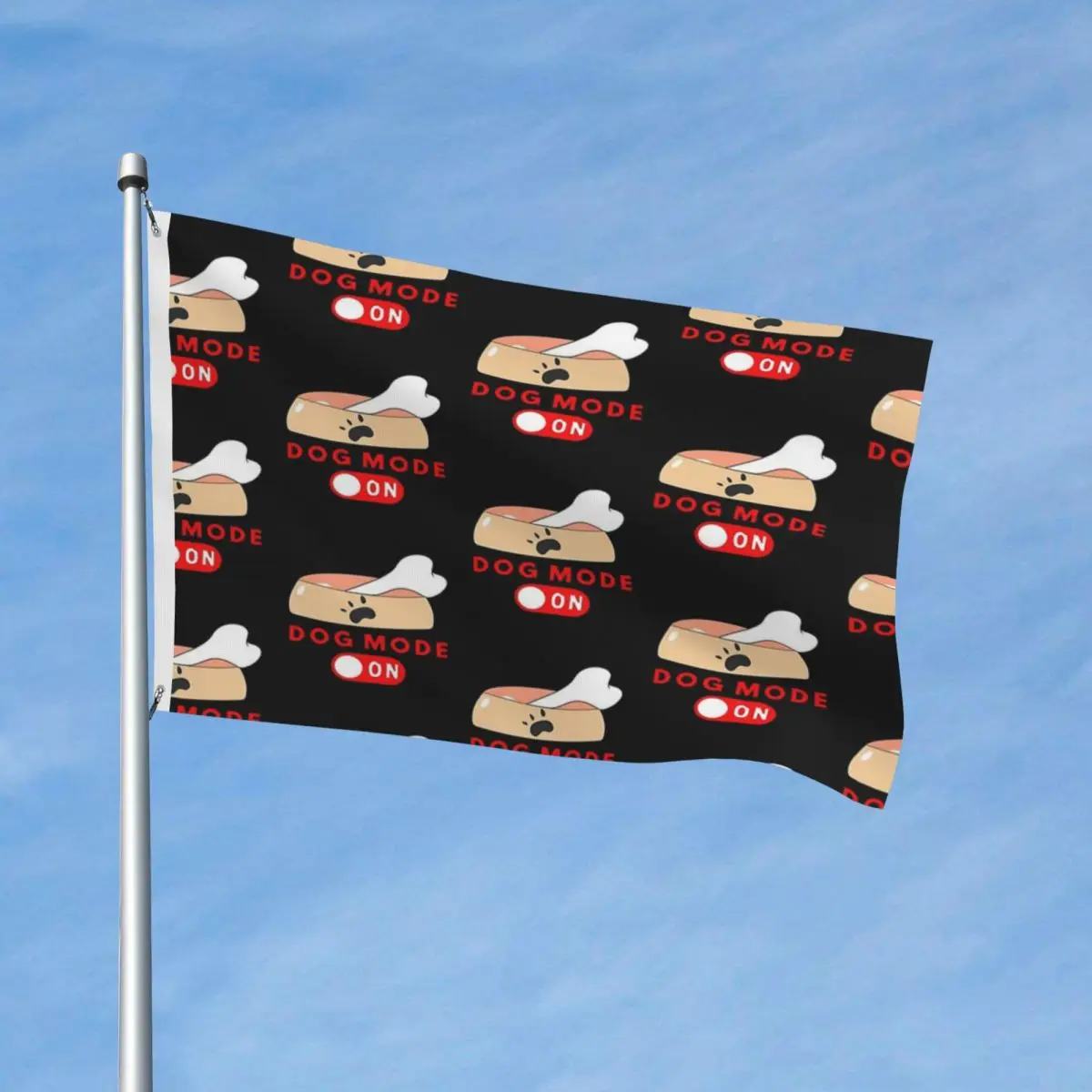 

Dog Mode On (2) декор с флагами полиэстер декоративный устойчивый к выцветанию полиэстер Flowy без запаха настраиваемый