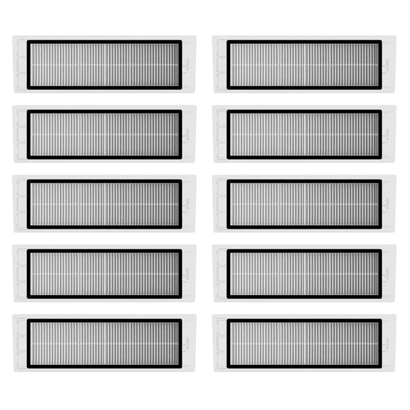 

Моющиеся фильтры НЕРА Для Xiaomi Roborock S50, S5 MAX, S6, запасные части для робота-пылесоса MI, 10 шт., Сменные аксессуары