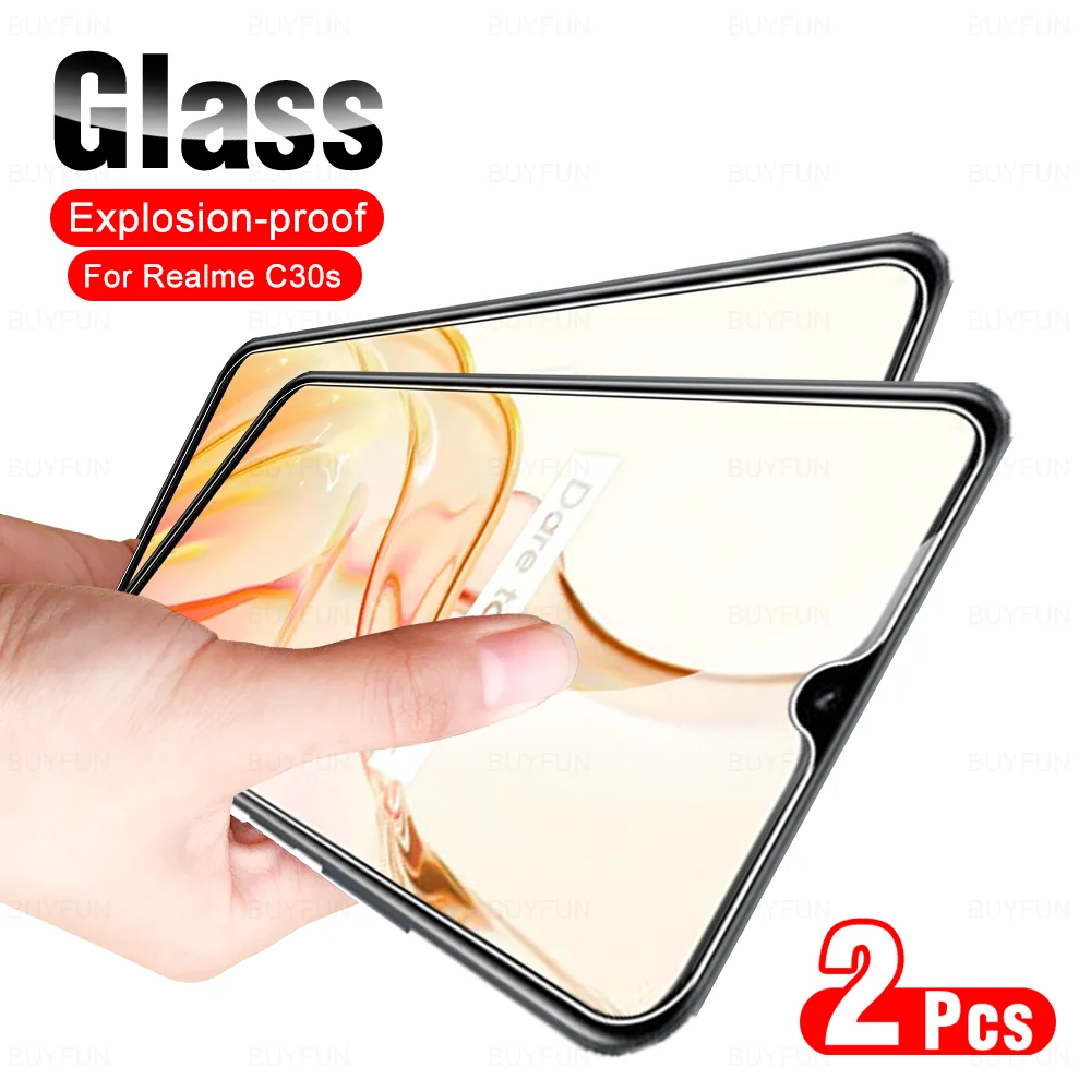 

2pcs Clear Film For Realme C30s C30 C31 C33 C35 4G Tempered Glass For Realmy C 30 30S 31 33 35 RealmeC30s 6.5'' Screen Protector