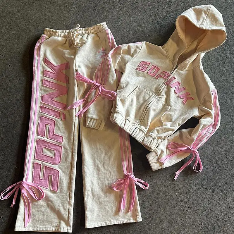 Y2k женский Harajuku эстетический галстук-бабочка с надписью на бретелях графический