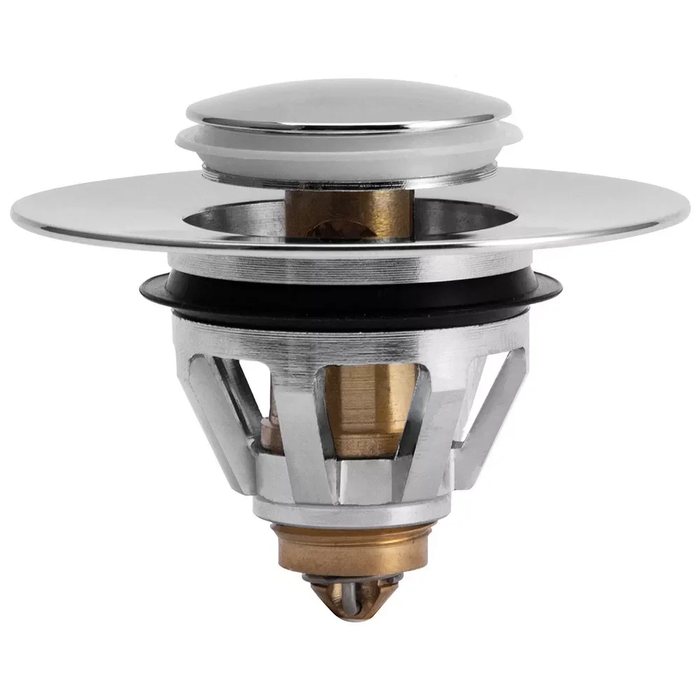 

Sink Drain Filter Stainless Steel Bounce Core Push-type Sink Filter Converter Bathroom Drain Pipe Fitting Dropshipping