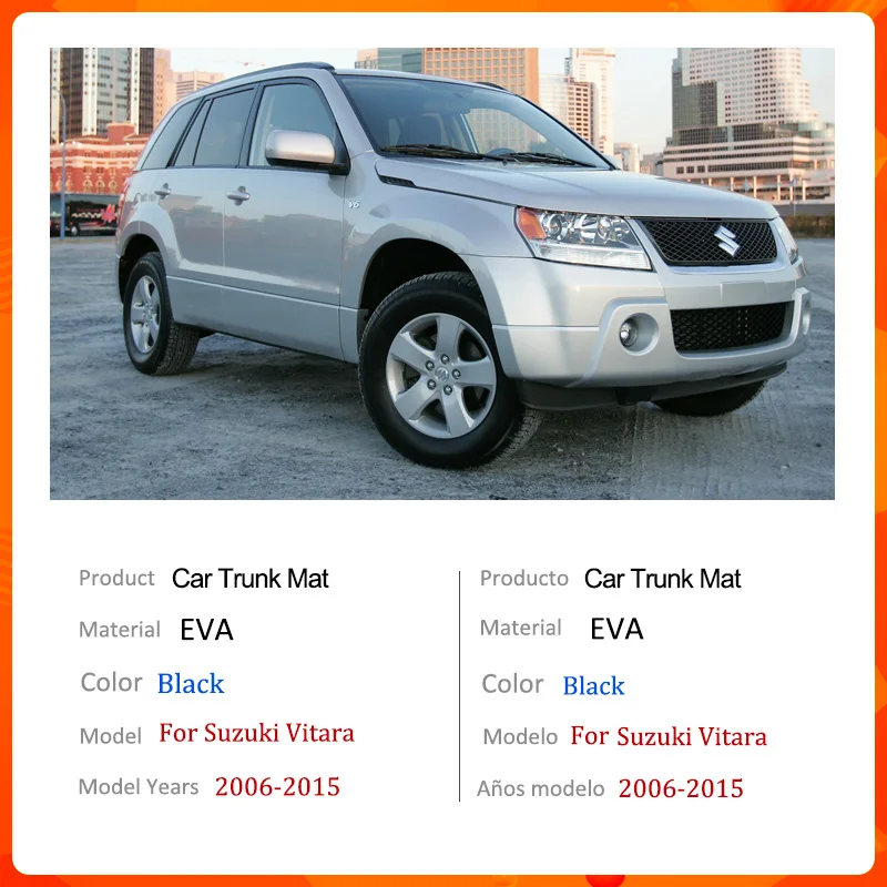 Коврик для багажника автомобиля Suzuki Grand Vitara Escudo 2006-2015 2008 2007 5 дверей