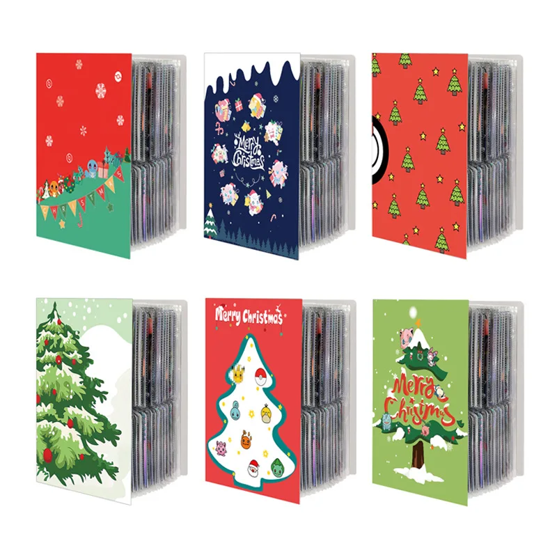 

Новинка альбом карт с покемоном из мультфильма Пикачу аниме Новинка 240 упаковка игровые карты Рождественские любимые детские игрушки подарки