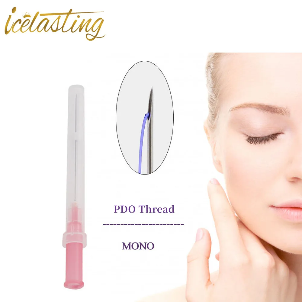 Корейская пластиковая хирургия PDO PLLA моно-винтовая моно-основа для лица подтяжка