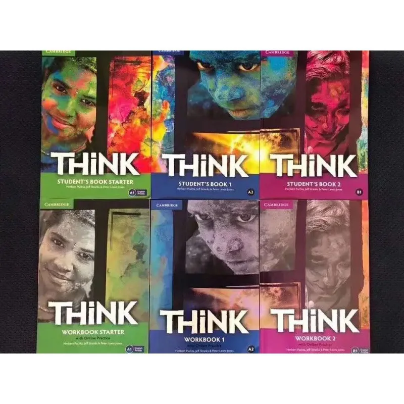 

12book/set Cambridge English textbook Think Starter/1/2/3/4/5 level Think Starter exercise book English education materials