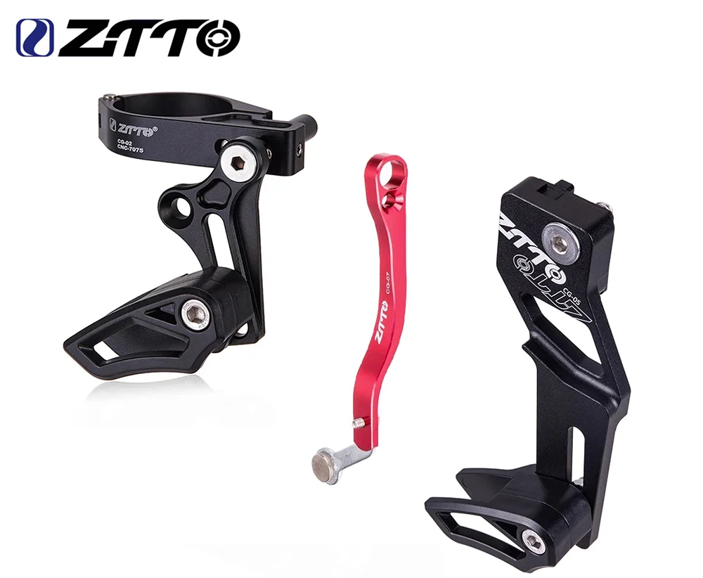 

ZTTO Bicycle Chain guide CG02 31.8 34.9 Clamp Mount Chain Guide Direct Mount E type Adjustable For MTB Mountain Gravel Bike 1X