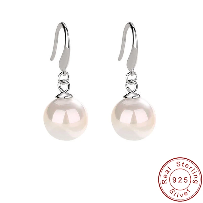 

Женские серьги из серебра 925 пробы с жемчугом