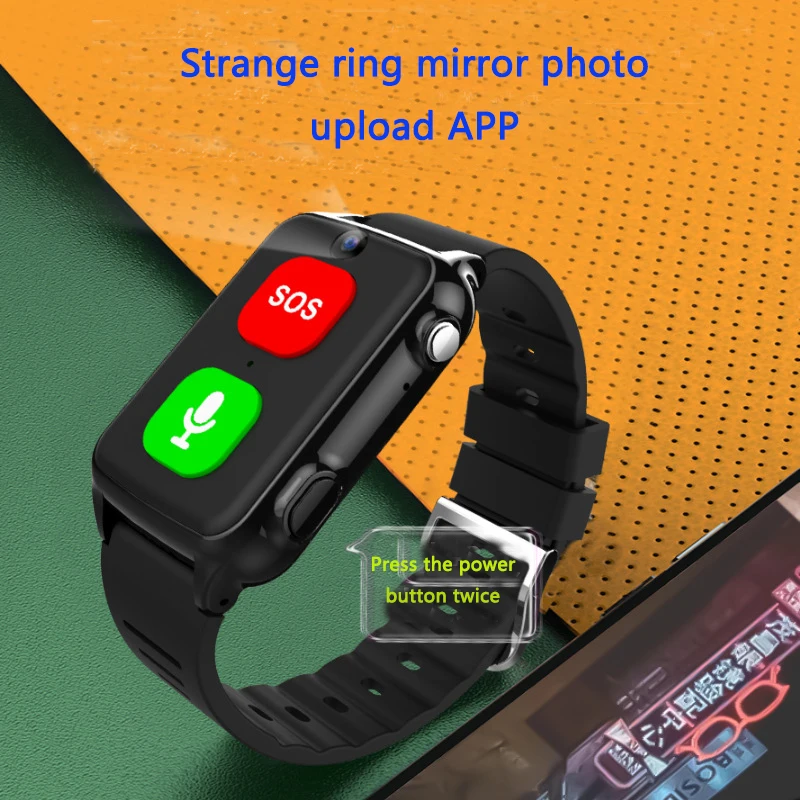 Enlarge Waterproof SOS Button Intelligent Wear with Camera Emergency Alarm Anti Loss Child Elderly GPS Positioning Wrist Watch Tracking