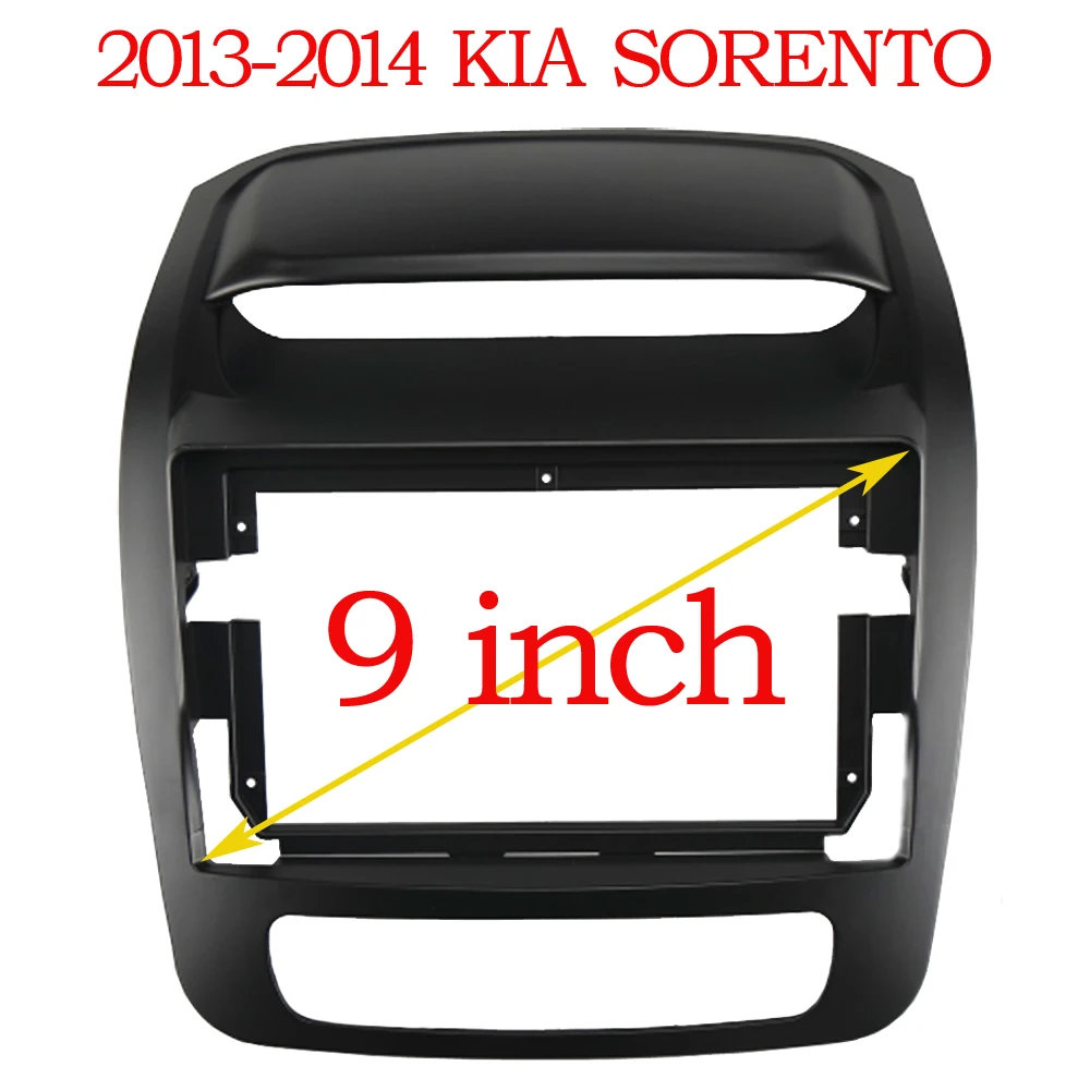 2 Din 9-дюймовый автомобильный радиоприемник с установкой DVD GPS Mp5 ABS PC Пластиковый