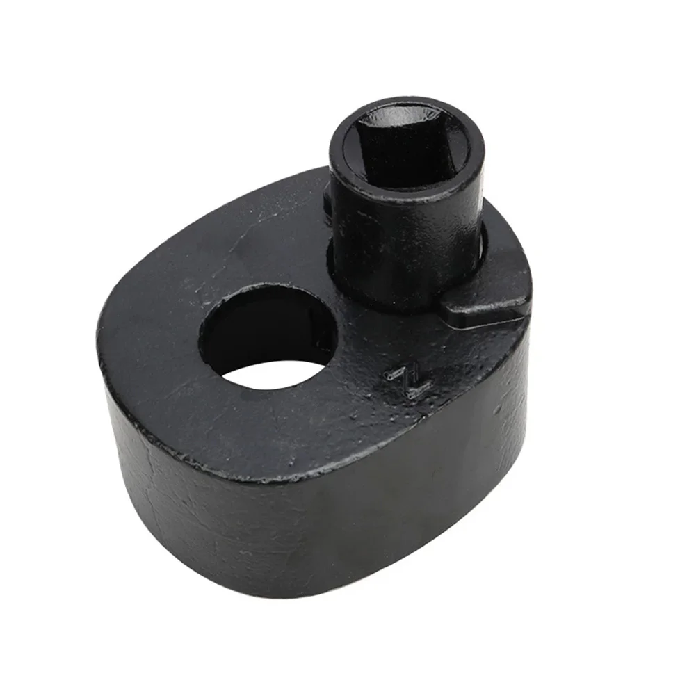 

Rudder Stock Wrench Universal Black Steel Steering Wheel Wrench For Replace 34-42mm Diameter Inner Tie Rod End Hand Removal Tool