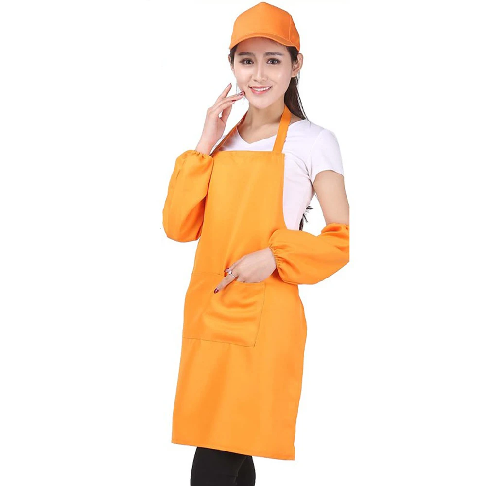 

Adjustable Bib Apron Dress Men Women Kitchen Restaurant Chef Classic Cooking Bib