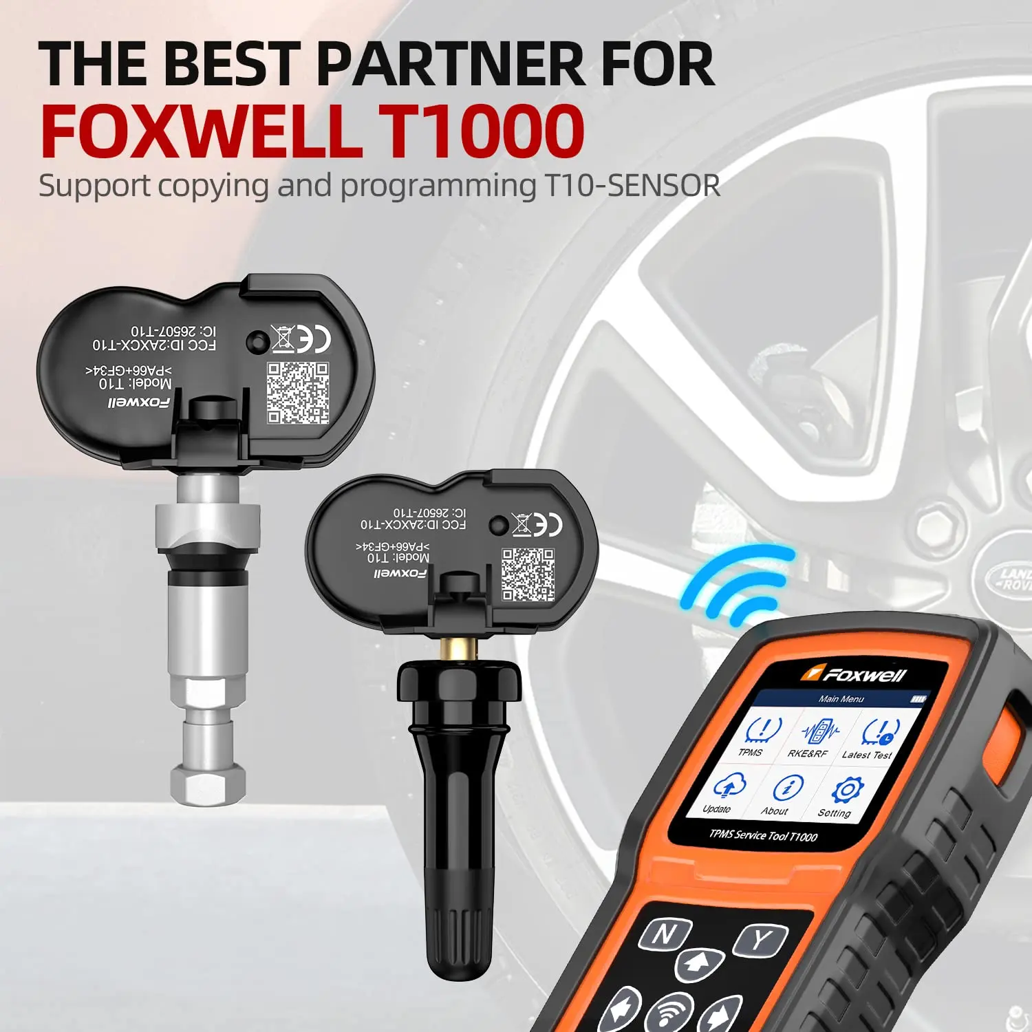 Датчик TPMS Foxwell T10 MX-Sensor 2 в 1 433 МГц 315 OE-уровень универсальный программируемый