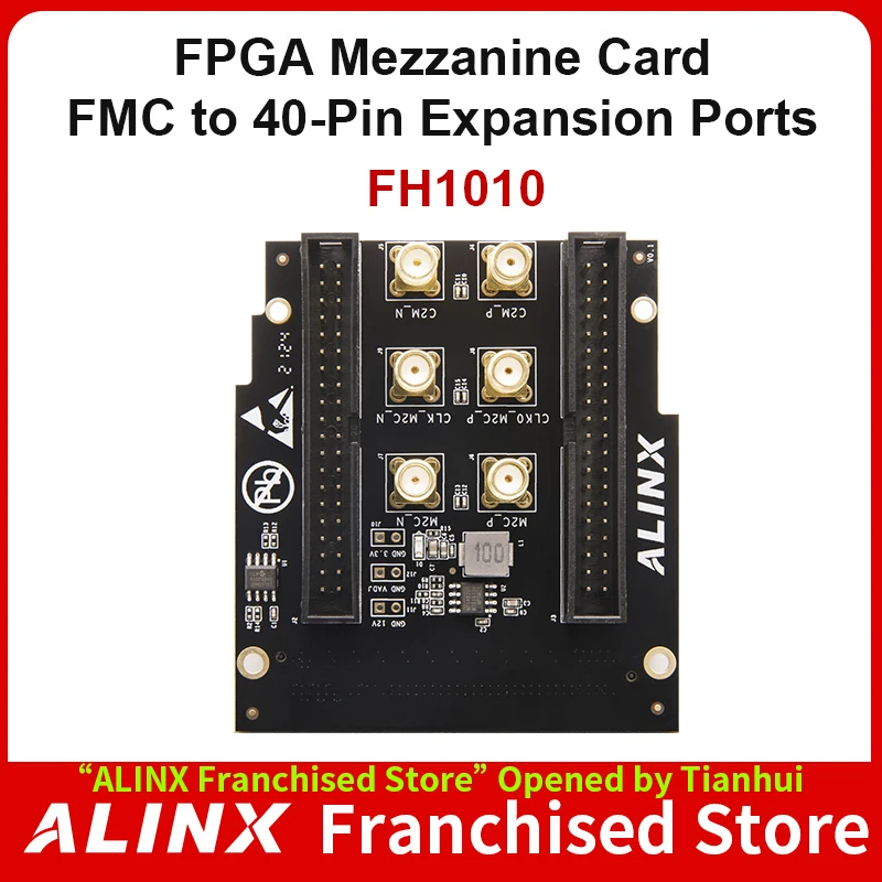 ALINX FL1010: FMC LPC to 40-Pin Expansion Ports Adapter Card FMC Daughter Board for FPGA