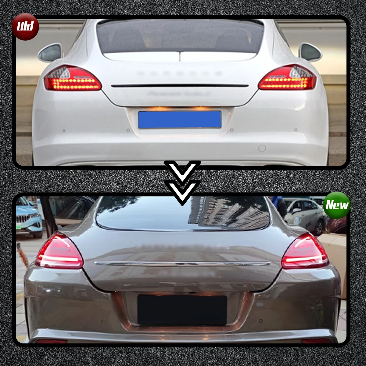 Автомобильные задние фонари YOFER для Porsche Panamera 970.1 2010-2013 светодиодные дневные