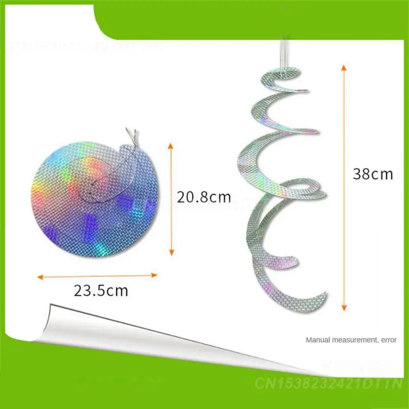 Декор ветряной мельницы спиральный лазерный светоотражающий домашний сад