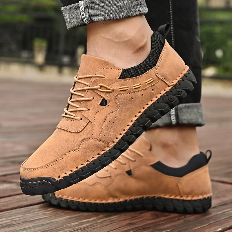 

Leather Daily Wear Sneaker Shoes Men Trainers Designer Social Shoe Male Original Brand Tennis Men's Casual Leather Shoes Tennis
