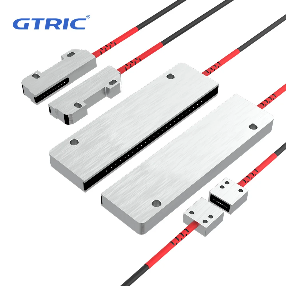 

GTRIC Banner Array Fiber Optic Sensor Through-beam Probe Amplifier 12-24V DC Matrix Optical Photoelectric Switch Sensor