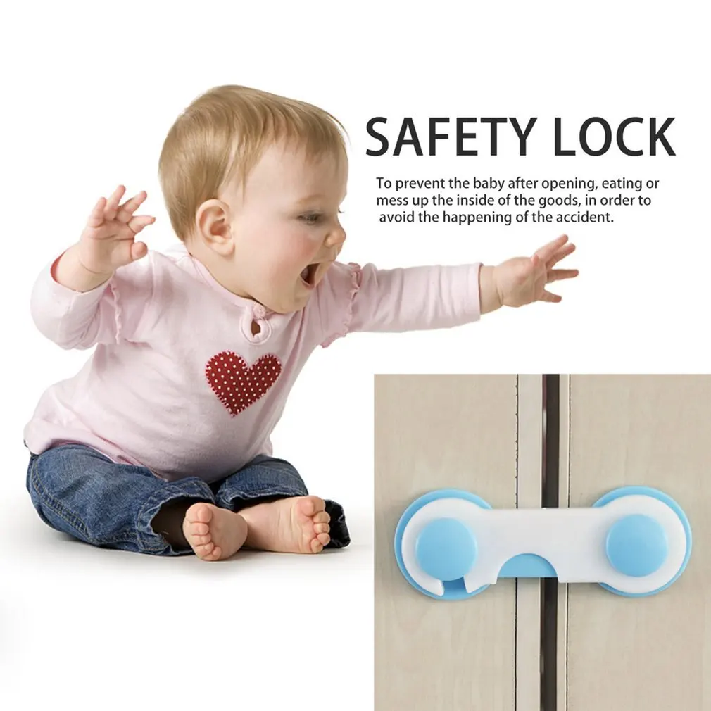 

5/10pcs Child Safety Plastic Cabinet Lock Baby Protection From Children Safe Locks for Refrigerators Security Drawer Latches