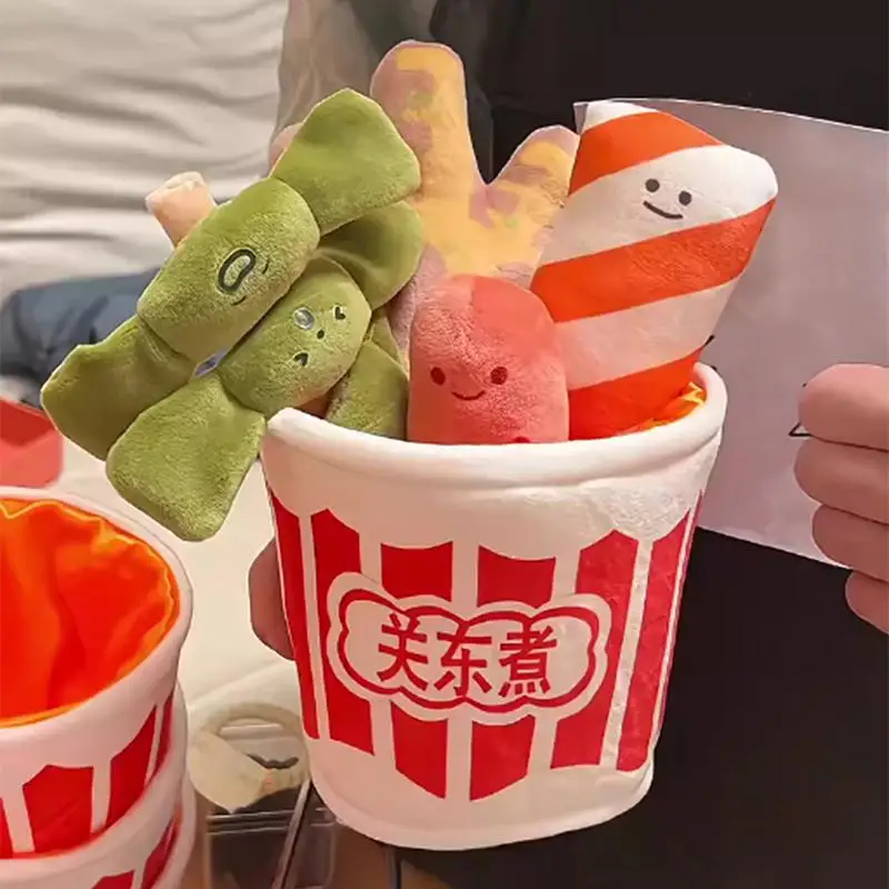 Мягкая еда плюшевая игрушка тематическая с дизайном Oden креативный набор игрушек