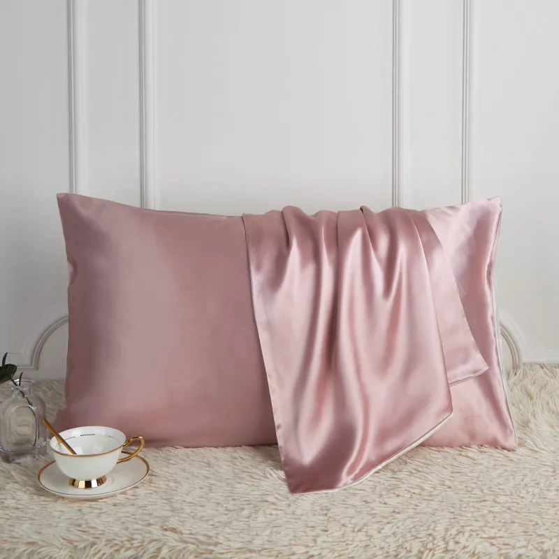 

Pillowcases Mulberry Silk+ lyocell fiber Pillow Case pillow cover 2 pieces Bedding 48*74cm Multiple colors Envelope pillowcase