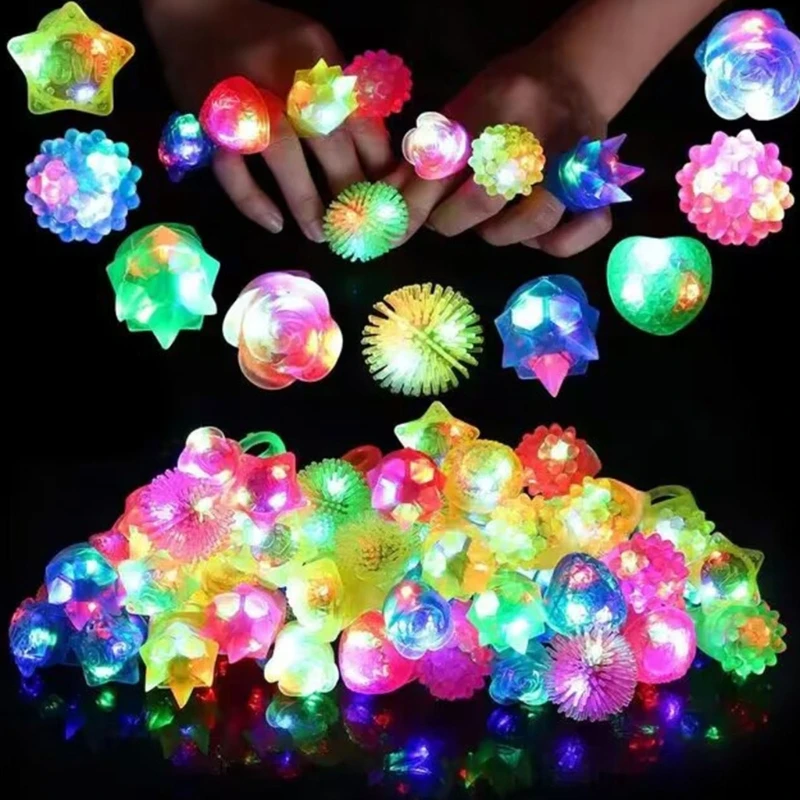 

Multifunction LED Glow Rings Pack of 12 Festivals Parties Decoration