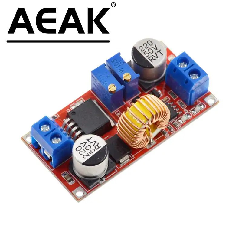 1 шт. 5A DC в CC CV литиевая батарея понижающая зарядная плата светодиодный