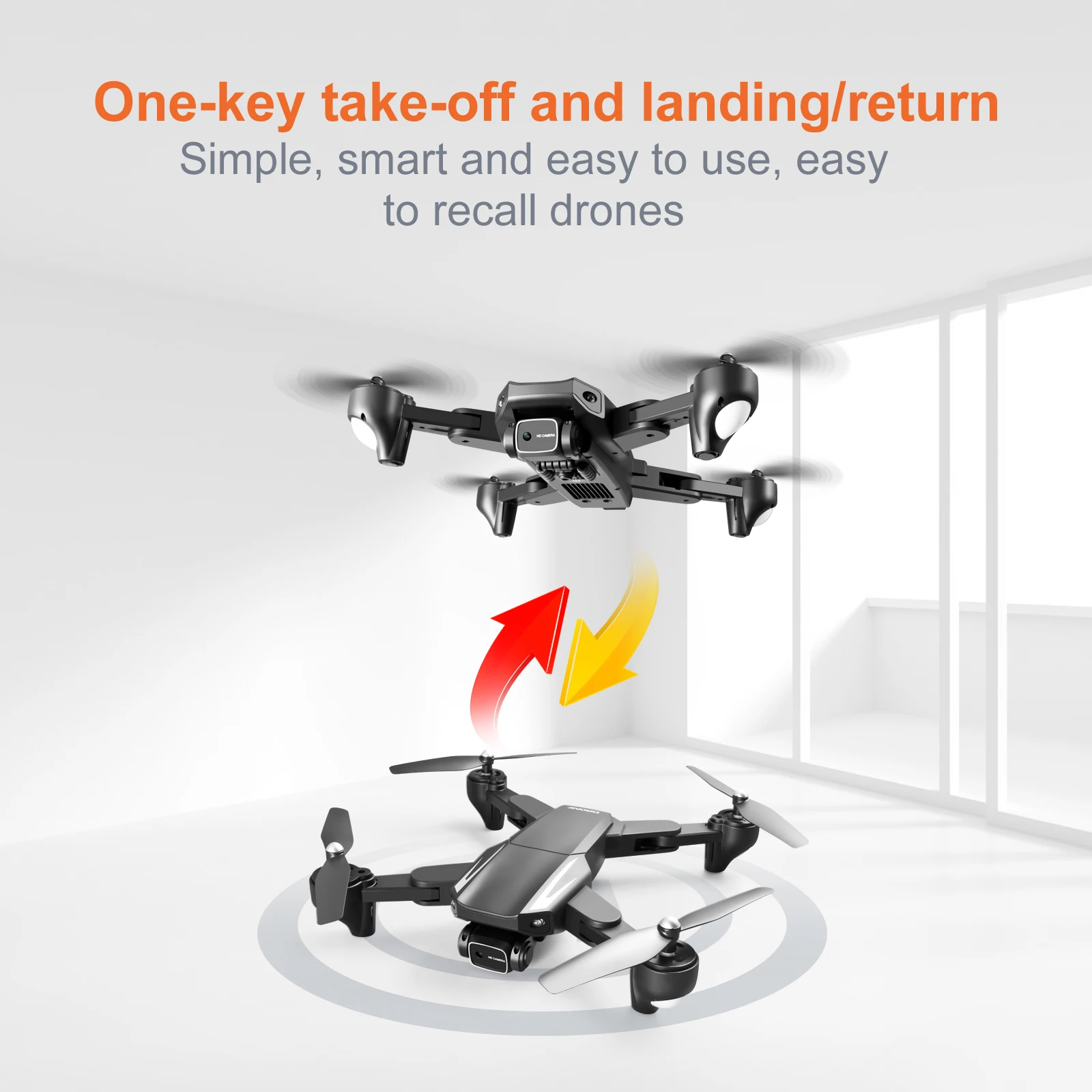 S93 Drone 4k HD Camera WiFi FPV ESC Aerial Photography RC Quadcopter Optical Flow Fixed Height Folding Dron Aircraft GIFT Boys enlarge